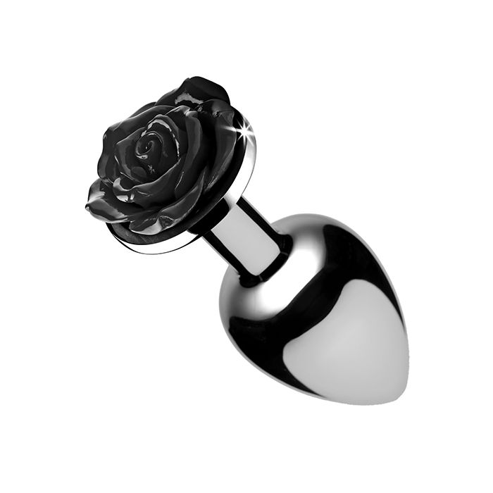 Booty Sparks Black Rose Anal Plug Small