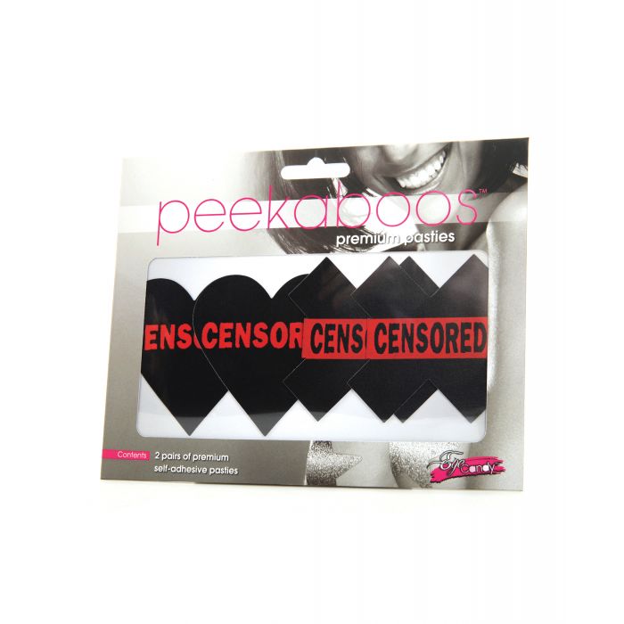 Peekaboos Cœurs censurés & X - Lot de 2