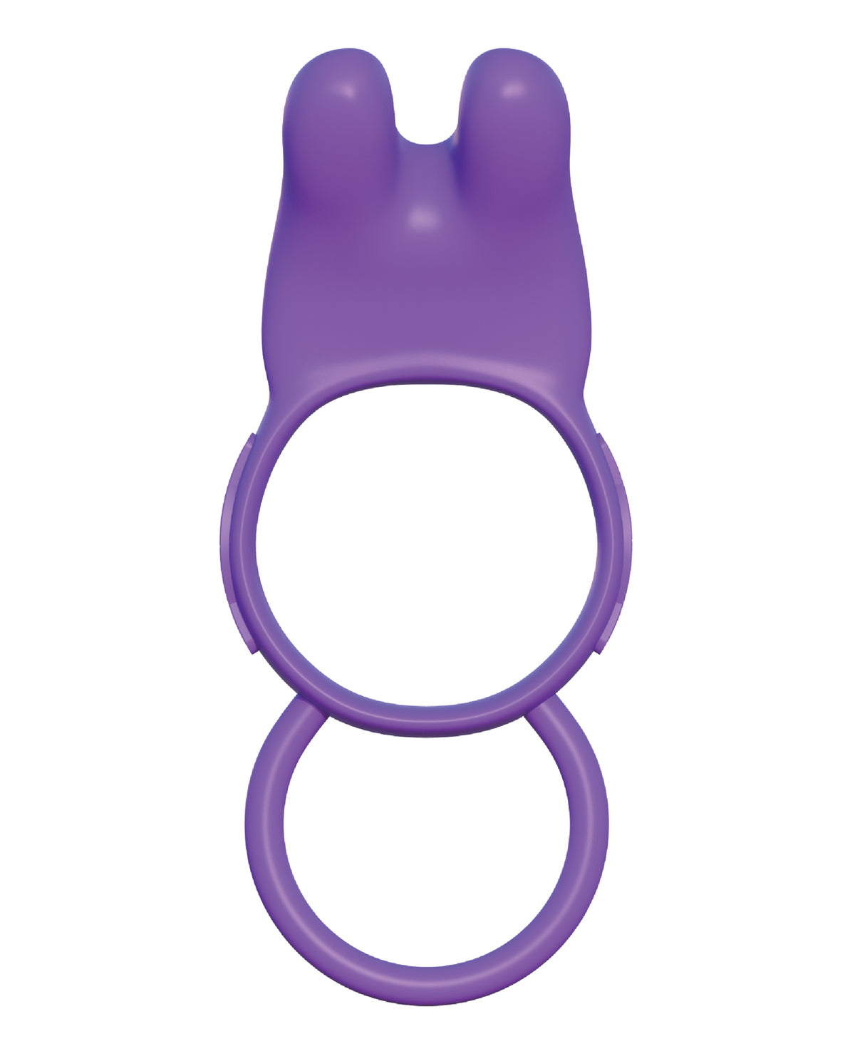 Fantasy C Ringz Twin Teazer Rabbit Ring Purple Elite Silicone Vibrating