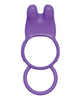 Carica l'immagine nel visualizzatore Galleria, Fantasy C Ringz Twin Teazer Rabbit Ring Purple Elite Silicone Vibrating
