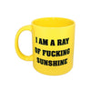 Charger l&#39;image dans la visionneuse de la galerie, Tasse Attitude Je suis un Rayon de Putain de Soleil - Jaune
