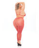 Afbeelding laden in Galerijviewer, Pink Lipstick Tall Order Bra Top &amp; Leggings Red QN
