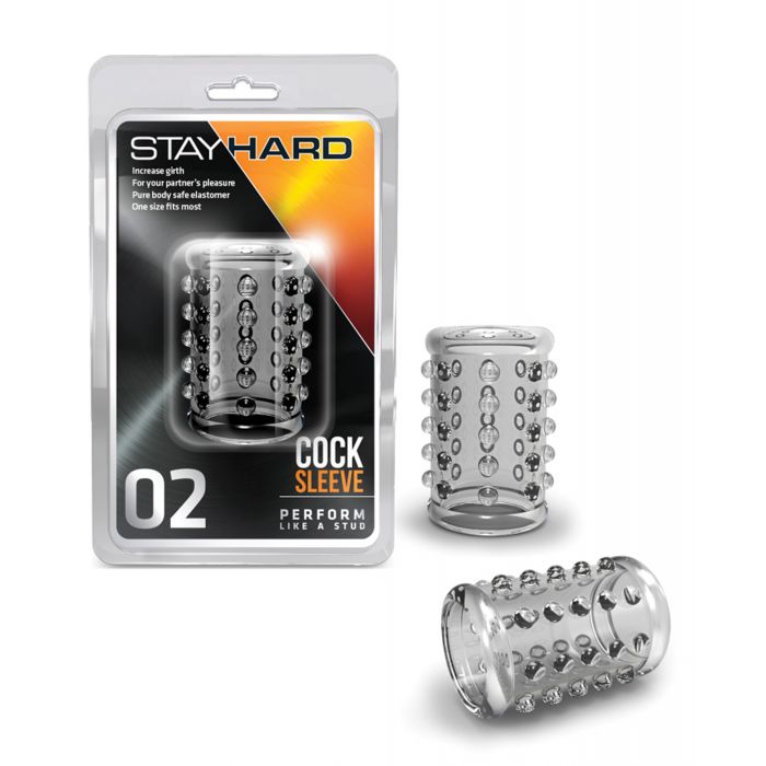 Manchon de pénis Blush Stay Hard 02 - Transparent