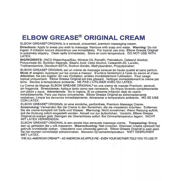 Κρέμα Elbow Grease Original - Βάζο 15 oz