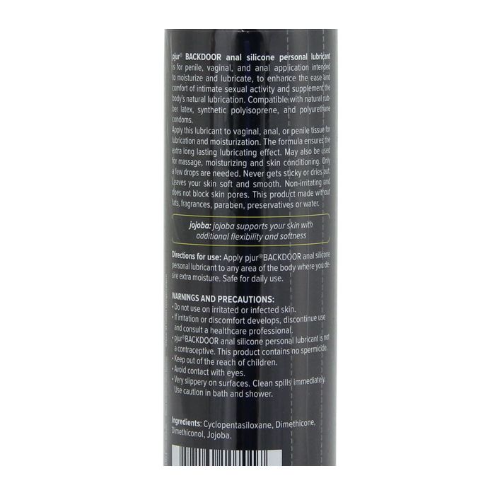 Pjur Lubrifiant Personal Siliconic Anal Back Door - Sticlă de 250 ml