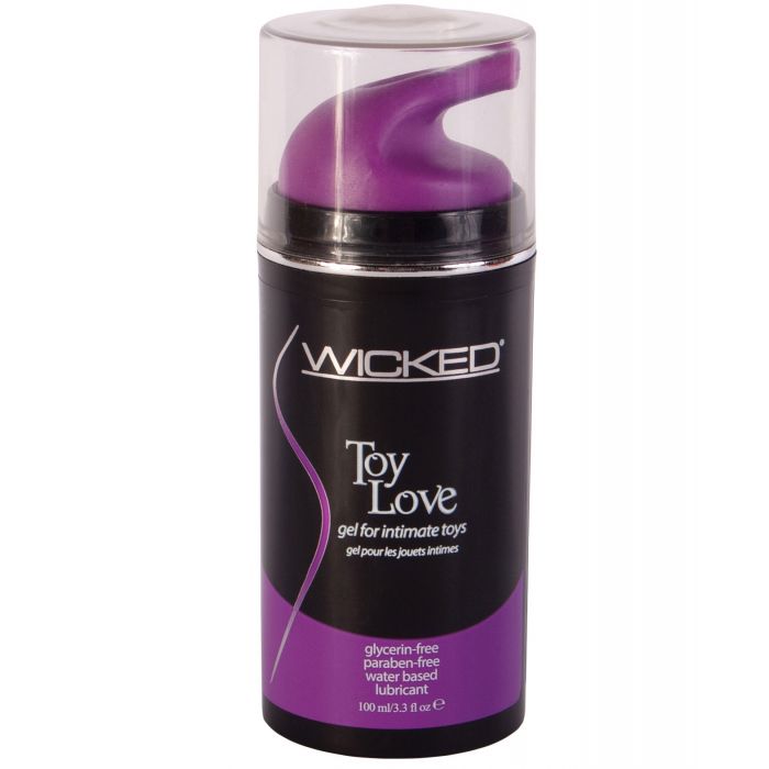 Wicked Toy Love Waterbased Gel Personal Lubricant For Sex Toys 3.3 Oz