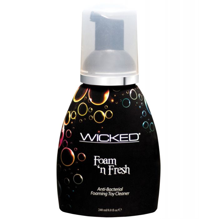 Limpiador Espumoso Antibacterial para Juguetes Wicked Sensual Care Foam N Fresh - 8 oz