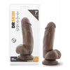 Load image into Gallery viewer, Blush Dr. Skin Mr. Smith 7" Dildo w/Suction Cup - Chocolate
