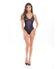 Φόρτωση εικόνας στο πρόγραμμα προβολής Gallery, Rene Rofe Teddy με Διάφανο Δίχτυ και Δαντέλα χωρίς Μεταξόνιο Navy S/M
