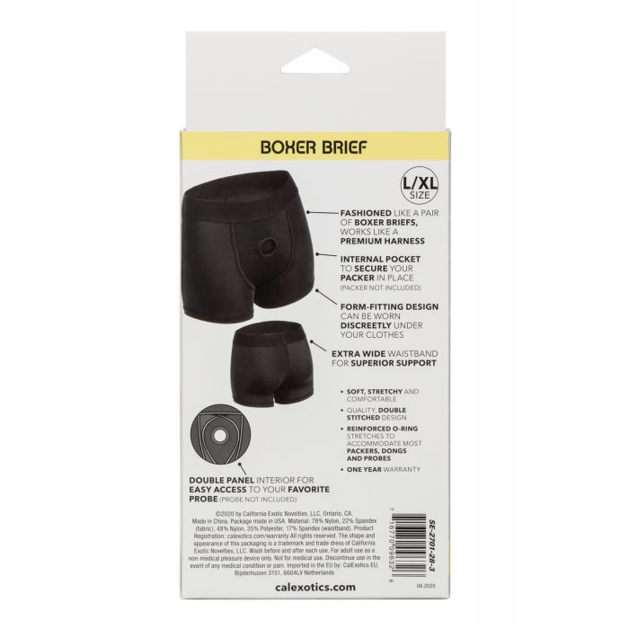 Boundless Boxer Brief L/XL - Black