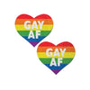 Cargue la imagen en el visor de la galería, Pastease Gay AF - Rainbow O/S
