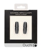 Cargue la imagen en el visor de la galería, Shots Ouch Sensual Cylinder Magnetic Nipple Clamps - Black
