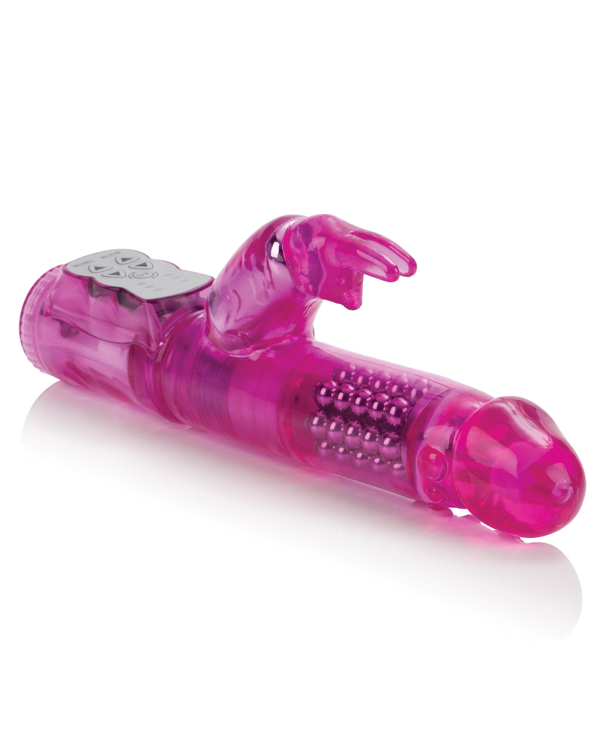 Jack Rabbit Waterproof Vibrator With Floating Beads Pink