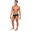 Load image into Gallery viewer, Male Power Hoser Stretch Mesh Micro Mini Short Black Small
