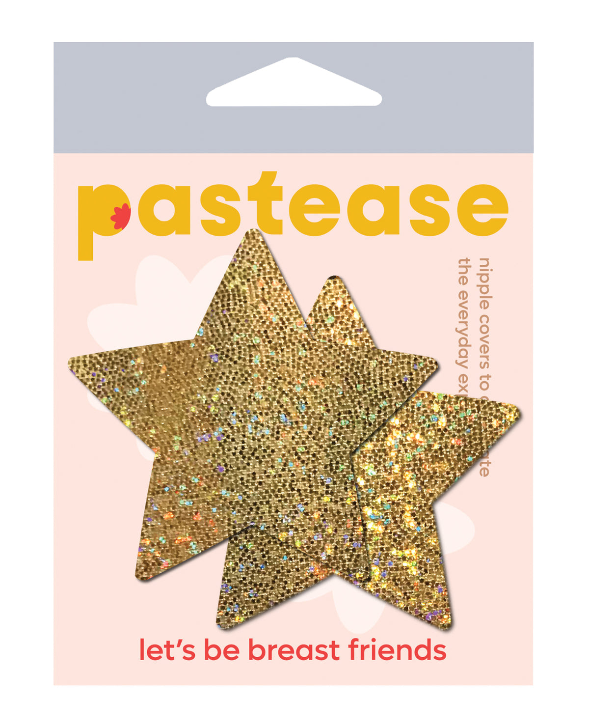 Pastease Glitter Stjerne - Guld O/S