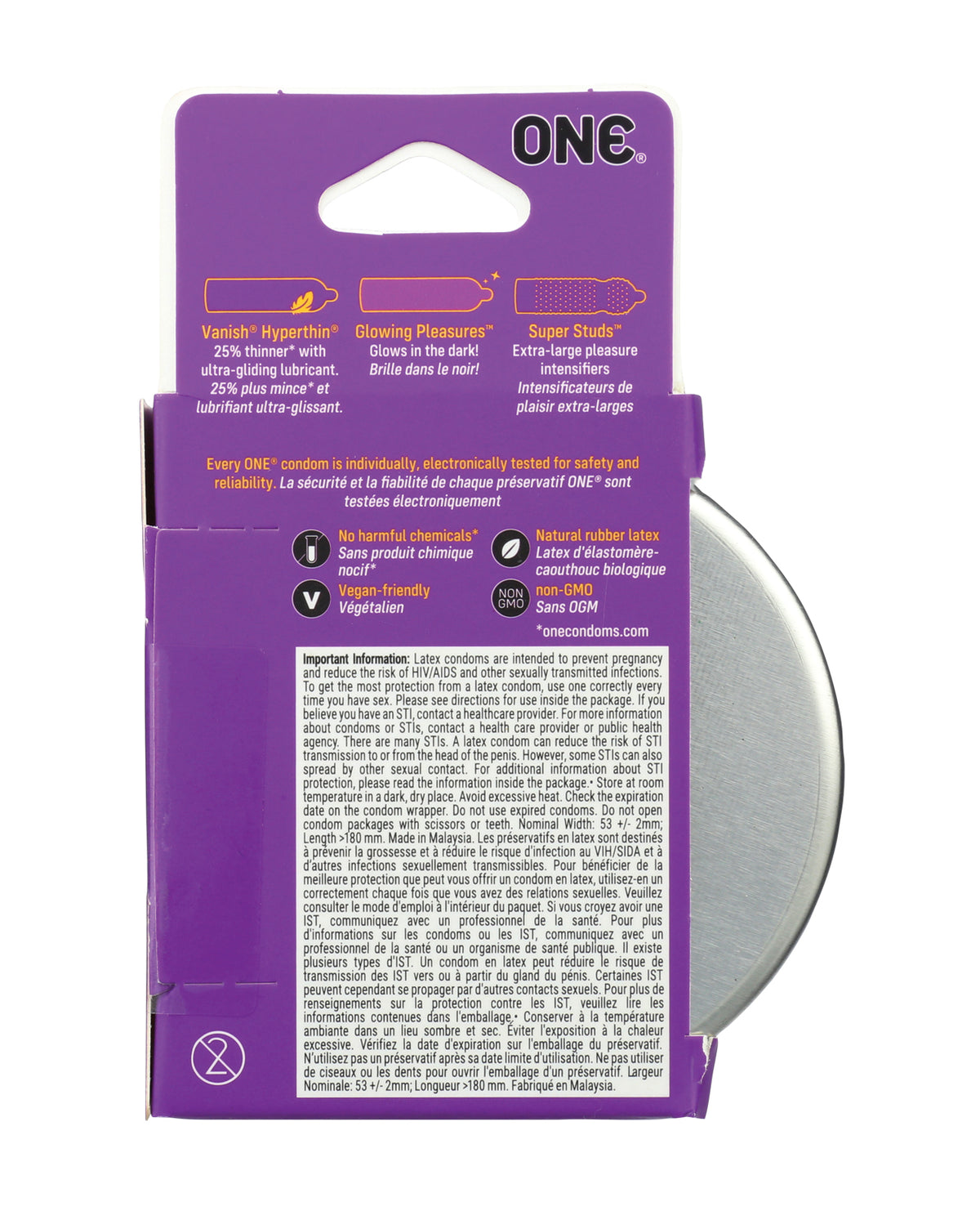 One Mixed Pleasures Condoms - Box of 3