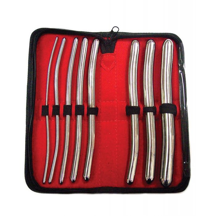 Set di dilatatori Rouge in acciaio inossidabile Hegar 8 pezzi