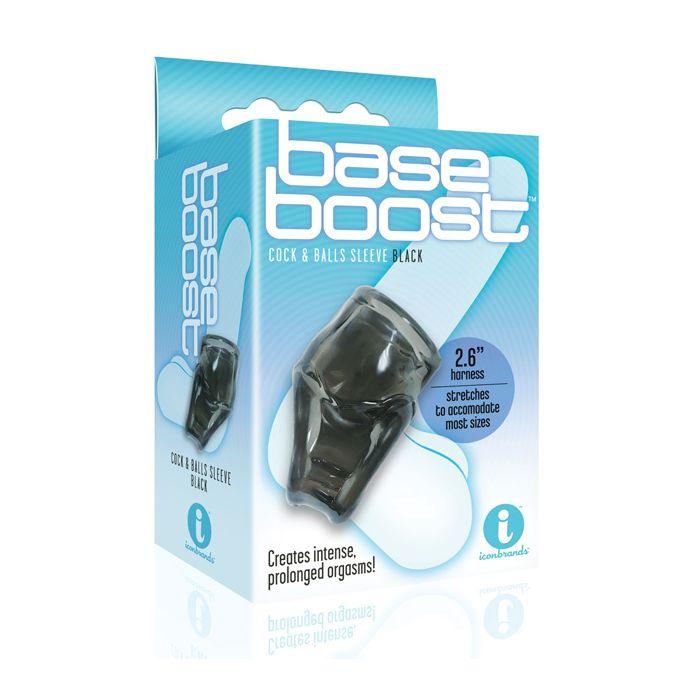 The 9's Base Boost Cock & Balls Sleeve - Black
