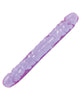 Load image into Gallery viewer, Crystal Jellies 12" Jr. Double Dong - Purple
