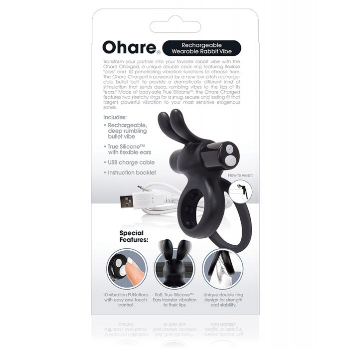 Screaming O Charged Ohare Vooom Mini Vibrator - Negru