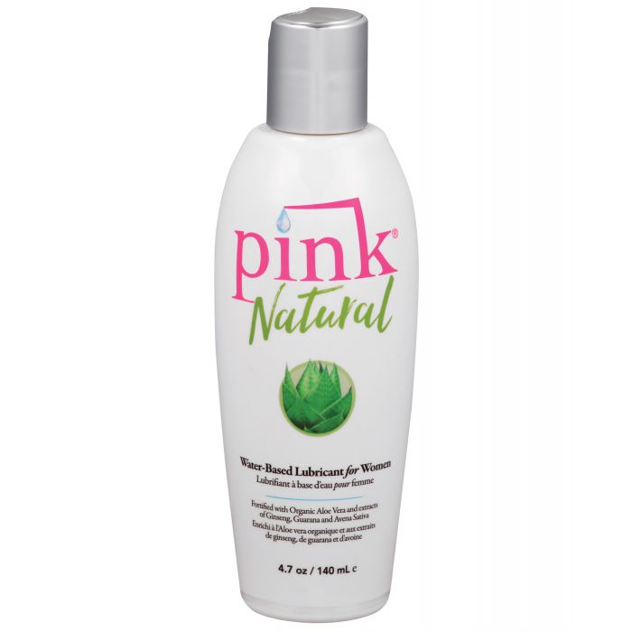 Pink Natural Water Based Lubricant for Women - 4.7 oz