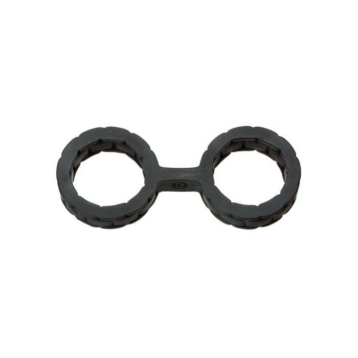 Japanese Bondage Silicone Cuffs Small - Black