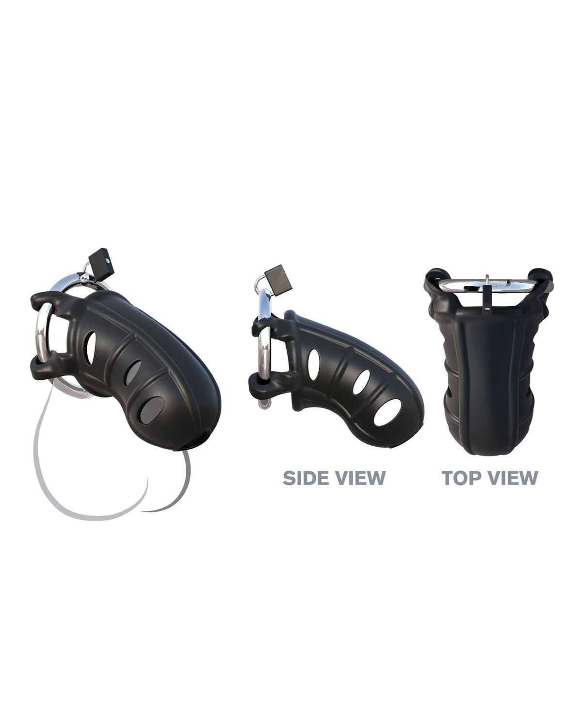 Fantasy C-Ringz Blocca Pene in Silicone Hardcore - Nero