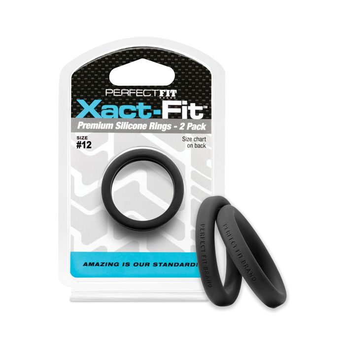 Perfect Fit Xact Fit #12 - Black Pack of 2