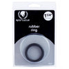 Cargue la imagen en el visor de la galería, Spartacus 1.25 Inch Rubber Cock Ring For Extended Pleasure Black
