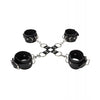 Load image into Gallery viewer, Shots Ouch Leather Hand &amp; Leg Cuffs - Black
