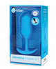 Indlæs billede i gallerifremviser, b-Vibe Vibrating Snug Plug - Large Blue
