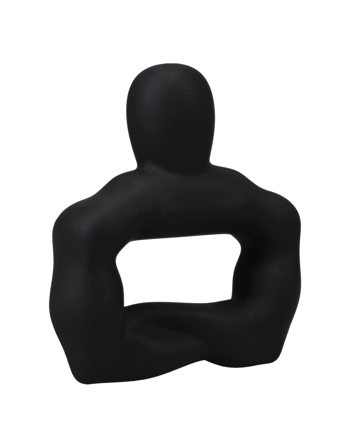 Anillo para el pene de silicona TitanMen Muscle Power de 42 Mm con estimulador del perineo, negro