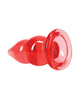Cargue la imagen en el visor de la galería, Plug anal doble Doc Johnson Crystal Jellies de 6 pulgadas con base ensanchada, rosa
