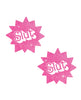 Încărcați imaginea în vizualizatorul Galerie, Neva Nude Glitter Slut Fun Pasties - Pink O/S

