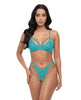 Ladda bilden i Galleri Viewer, Raya Lace Underwire Bra w/Panty 2 pc Set - Beach Blue S/M
