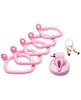 Load image into Gallery viewer, Master Series Pussification Vulva Locking Chastity Cage - Pink
