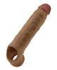Load image into Gallery viewer, Shaft Flexskin Liquid Silicone 8.8" Vibrating Sheath - Oak
