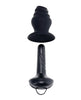 Załaduj obraz do przeglądarki galerii, Gender X ECHO Vibrating Shaft w/Removable Silicone Sleeve - Black
