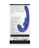 Załaduj obraz do przeglądarki galerii, Evolved Lovebirds Curved Dual-Ended Rabbit Vibe w/Remote Control - Blue
