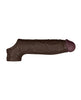 Load image into Gallery viewer, Shaft Flexskin Liquid Silicone 8.8" Vibrating Sheath - Mahogany
