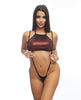 Charger l'image dans la visionneuse de la galerie, Femme X Monokini Top 2 Piece Set Red One Size Swimwear
