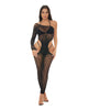 Carregar imagem no visualizador da Galeria, Pink Lipstick Star Sign Bodystocking - Black O/S
