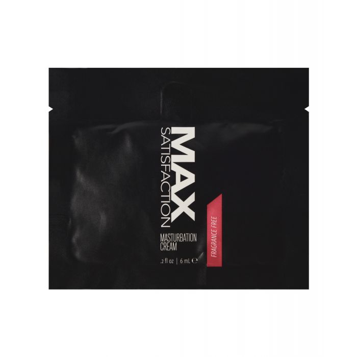 Max Satisfaction Masturbation Cream Foil - 6 ml Pack of 24