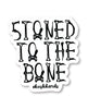 Afbeelding laden in Galerijviewer, Halloween Stoned to the Bone Sticker - Pack of 3
