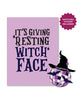 Bild in den Galerie-Viewer laden, Halloween Witch Face Greeting Card w/Sticker
