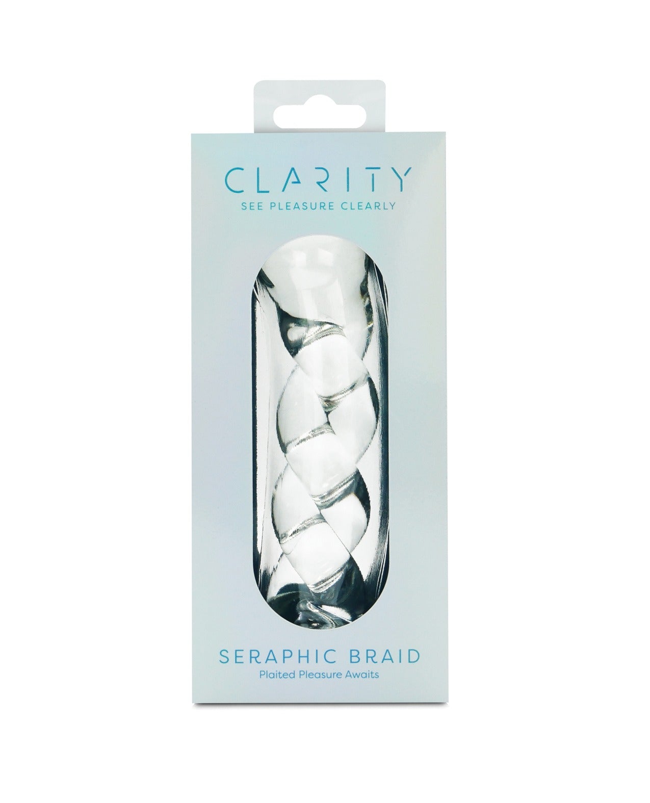 Seraphic Braid Spiral Glass Dildo 5 7 Inch Handblown Borosilicate
