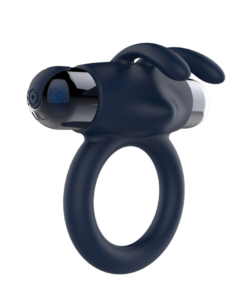 Anillo Galaxy Ring con bala vibradora para el pene - Azul