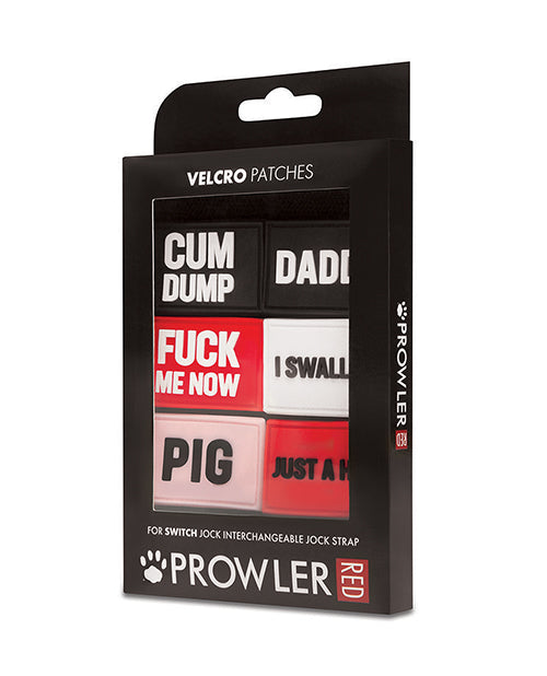 Prowler RED Switch Jock Patches Pack #1 - Pack of 6