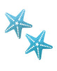 Load image into Gallery viewer, Neva Nude Glitter Starfish Under the Sea Pasties - Blue O/S
