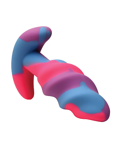 Creature Cocks - Plug Anal en Silicone Tourbillon Licorne - Petit